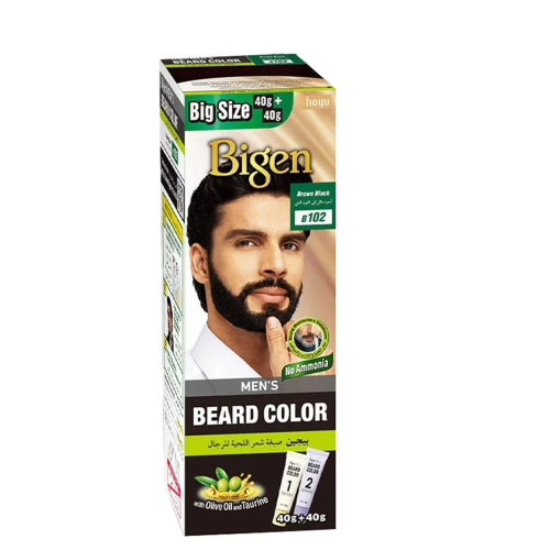 بيجن صبغة شعر اللحية للرجال كبير - اسود بني B102