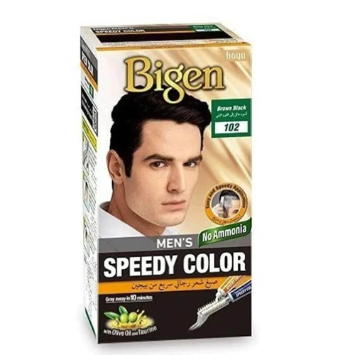 بيجن صبغة شعر سريعة بدون امونيا للرجال - اسود بني...