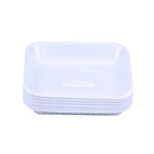 صحن بلاستيك مستطيل (٥٠) صحن مقاس : 3