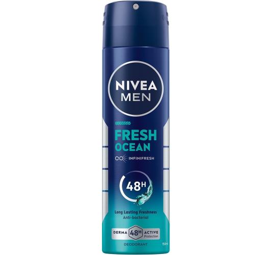 نيفيا مزيل عرق بخاخ فريش اوشن 150 مل NIVEA