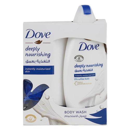 دوف شاورجل + ليفة المغذي 250 مل Dove
