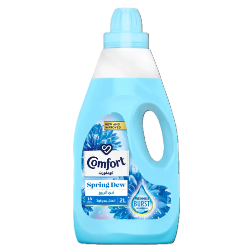 كومفورت منعم للاقمشة ازرق ندى الربيع 2 لتر Comfort