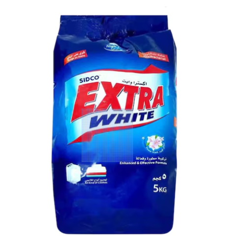 اكسترا وايت ازرق برانحة الورد 5كيلو