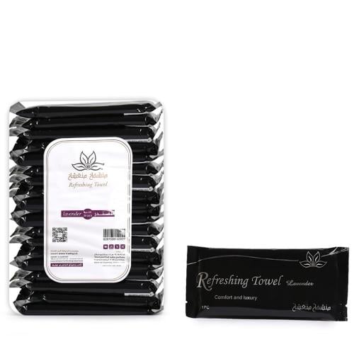 مناشف معطرة لافندر أسود 25حبة