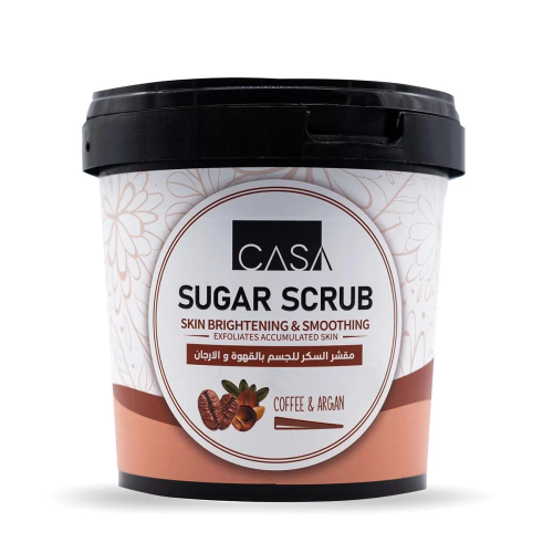 مقشر السكر بالقهوة والارجان للجسم من كازا - 600 جم