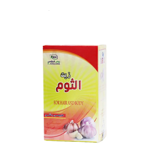 زيت الثوم للشعر والجسم روض الخزامى- 125 مل