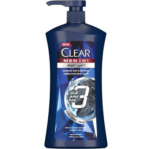 شامبو كلير ٣*١ للشعر للجسم والوجة ٩٠٠ مل