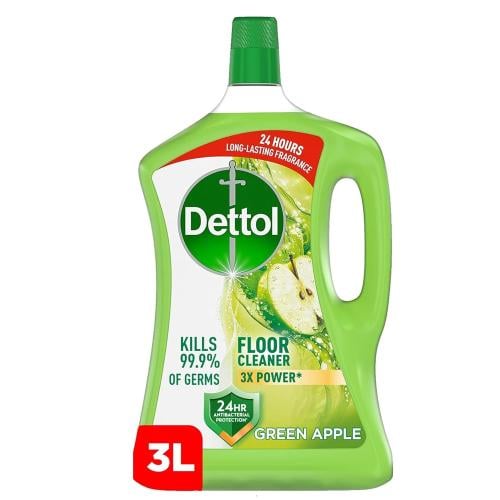 ديتول منظف الأرضيات برائحة التفاح الأخضر 3لتر