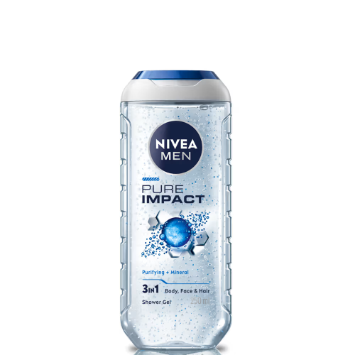 نيفيا مان جل استحمام بيور إمباكت - 250 مل NIVEA