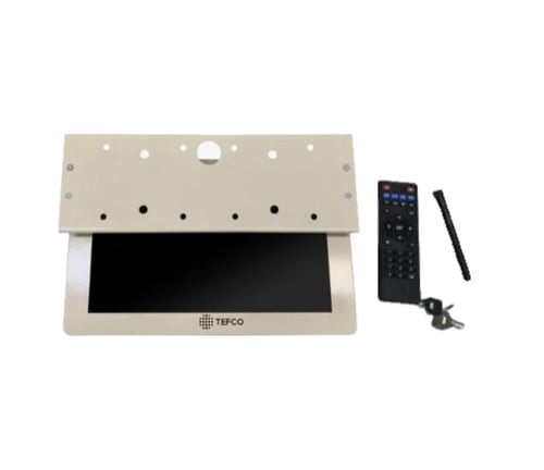 شاشة مثبتة على السقف بحجم 16 بوصة للحافلات والمركب...