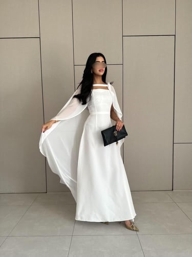 فستان - ابيض