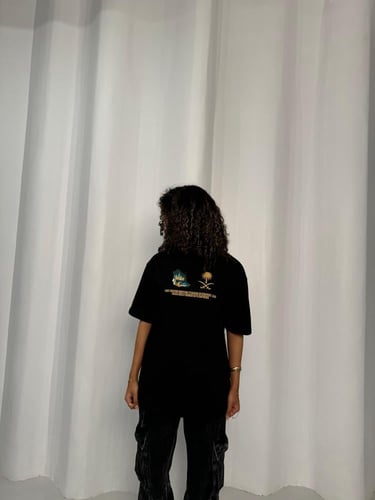 تيشيرت اليوم الوطني - اسود