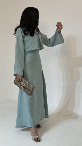 فستان - سماوي