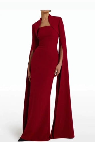 فستان - احمر