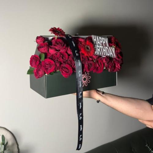 بوكس بتلة احمر