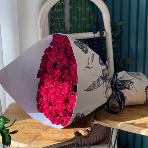 باقة كلاسيك - جوري احمر