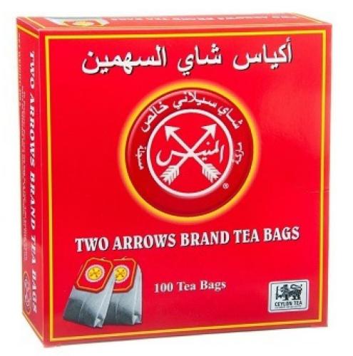 شاي السهمين أحمر سيلاني 100 كيس