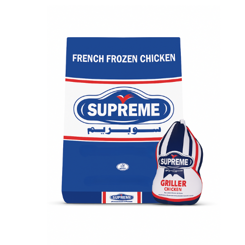 كرتون دجاج سوبريم مقاس 800 جرام 10 حبات