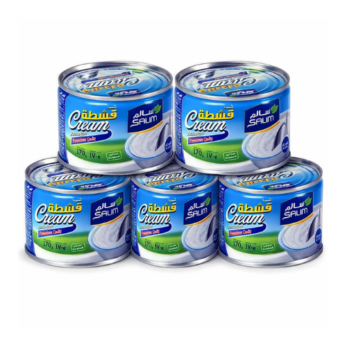 قشطة سالم 170 جرام عرض 5 عبوات