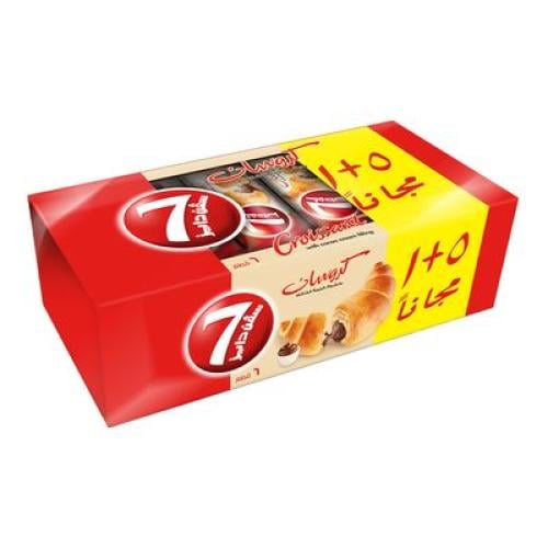 كروسان سفن دايز بحشوة كريمة الكاكاو 5+1 مجاناً × 5...