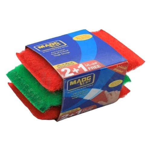 موج اسفنجة قاسية غير قابلة للخدش × 2+1 مجاناً