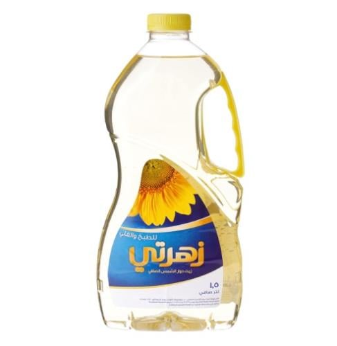زيت زهرتي 1.5 لتر