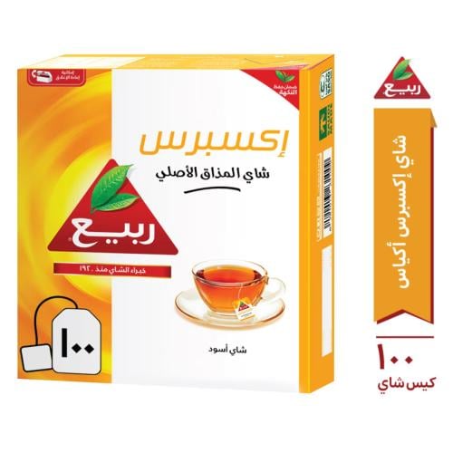 شاي ربيع المذاق الأصلي علاقي 100 كيس