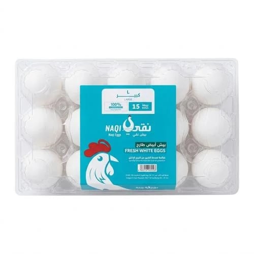 بيض طازج نقي - 15 حبة