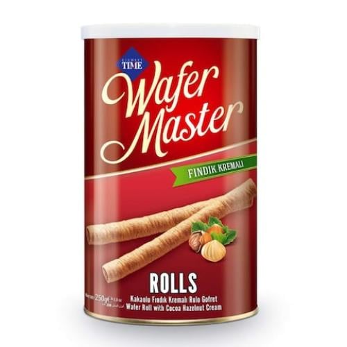 ويفر ماستر رول محشو بكريمة البندق 250 جرام