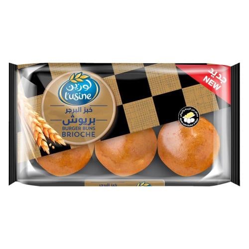 خبز برجر لوزين بريوش 400 جرام