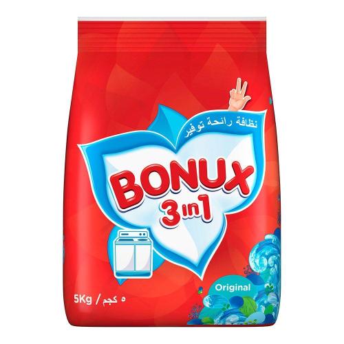 صابون بونكس مسحوق غسيل 3 في 1 رغوة عالية بالرائحة...