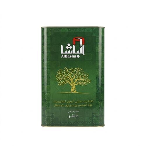 زيت زيتون الباشا البكر الممتاز حجم 10 لتر