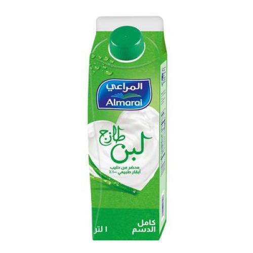 لبن المراعي كامل الدسم 1 لتر