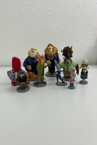 محموعة مجسمات Zootopia