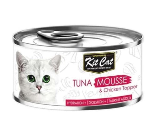 كيت كات طعام رطب للقطط بنكهات مختلفة