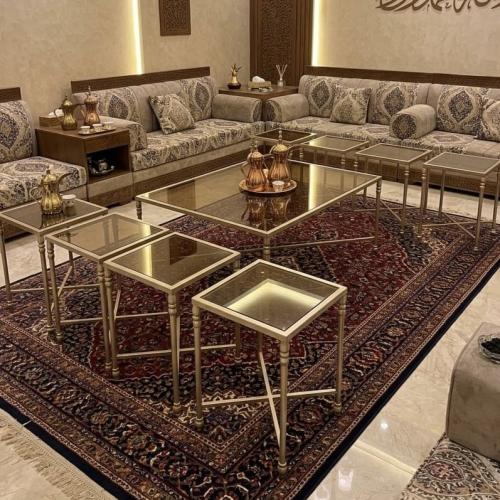 طقم طاولات مجلس كبير 6خدمه
