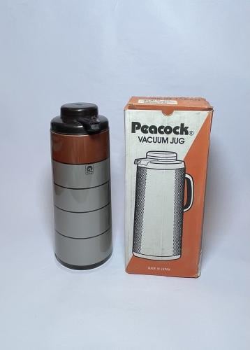 Japanese tea thermos Peacock