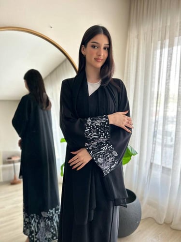 عباية همسة حرير