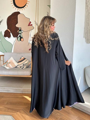 New abaya smooth double page