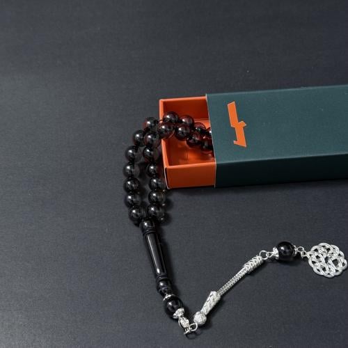 مسباح بكلايت اسود شفاف