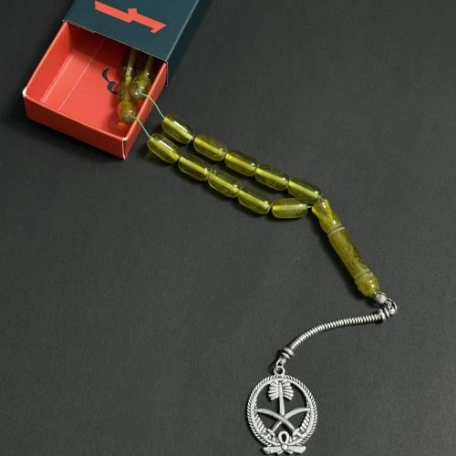 مسباح بكلايت عنبي شفاف