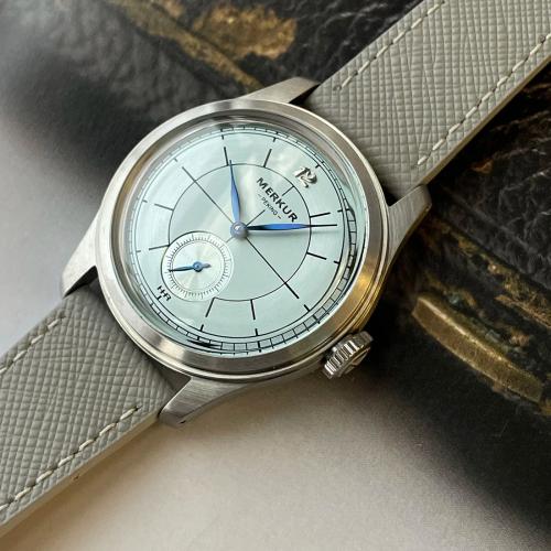 ساعة Merkur جلد للرجال