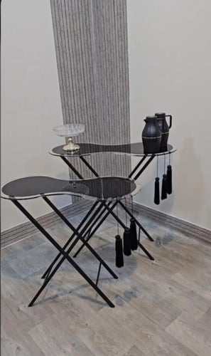 طقم طاولات تقديم اكريلك