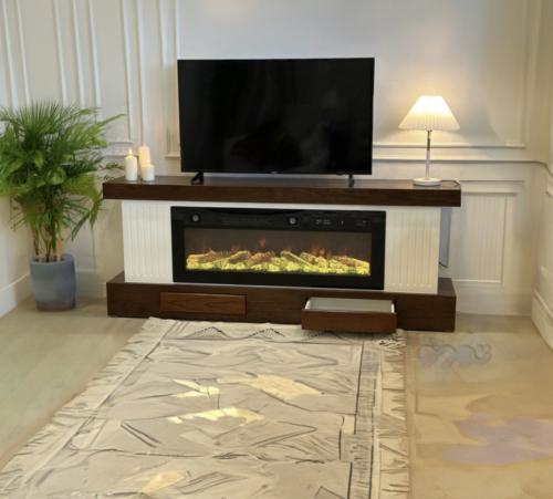 جهاز تدفئة مع ديكور بدروج