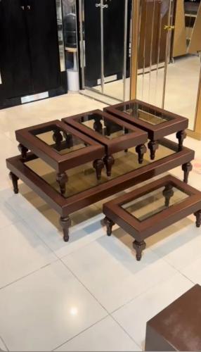 طقم طاولات ارضيه 5 قطع