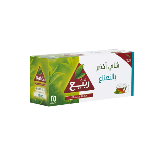 شاهي أخضر بالنعناع