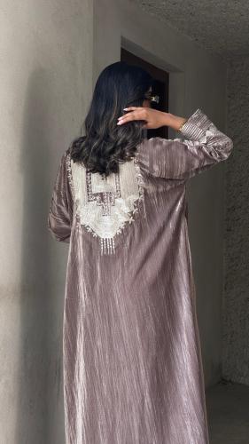 Modern Aseeri Design , Khaki Begie