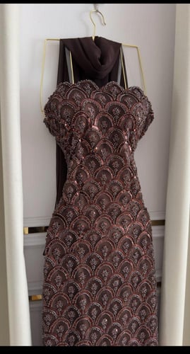 فستان سهره قراي خرز