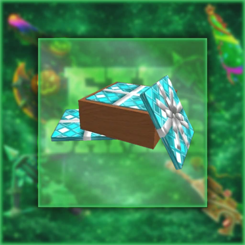 Box Of Blue Wrapping Paper