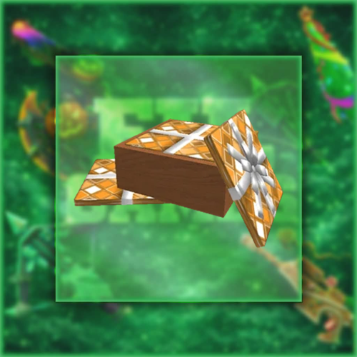 Box Of Gold Wrapping Paper